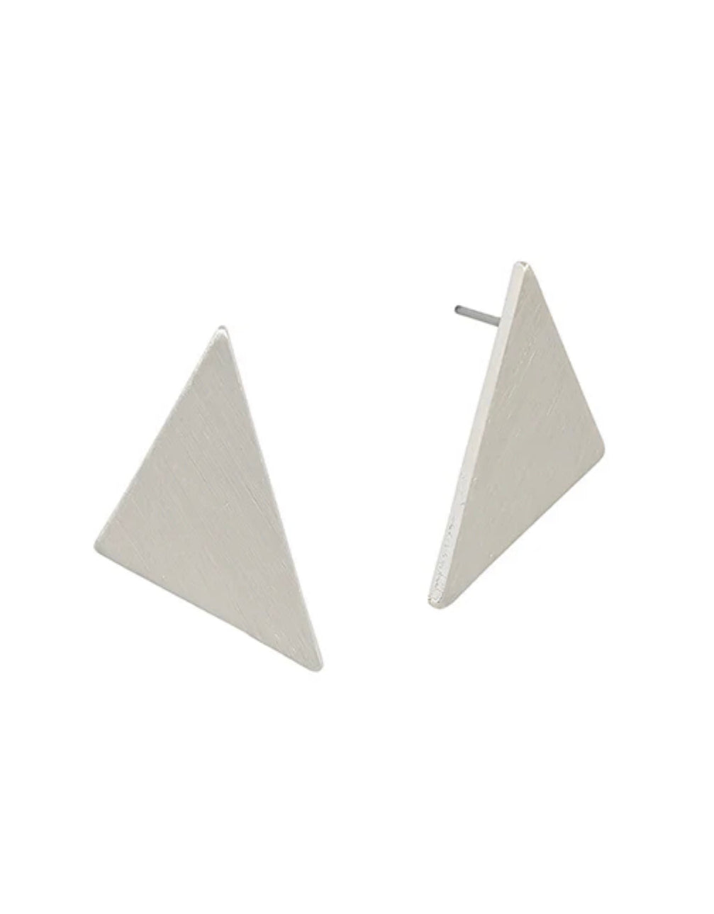 Triangle Satin Post Earring