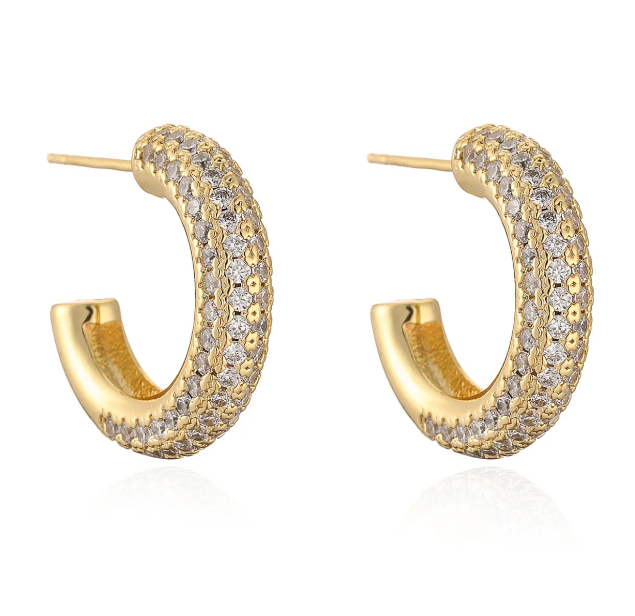 Zircon Earrings Geometric