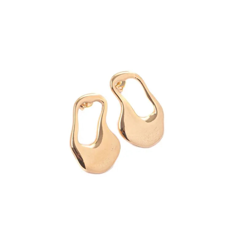 Premium collection - Organic Earring - Gold Color